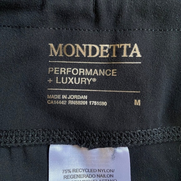 Mondetta Ladies High Waist Biker Shorts, Medium, Black, NWT - Picture 9 of 15